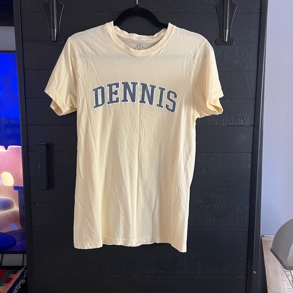 Dennis Yellow Short Sleeve Tee - Picture 1 of 3